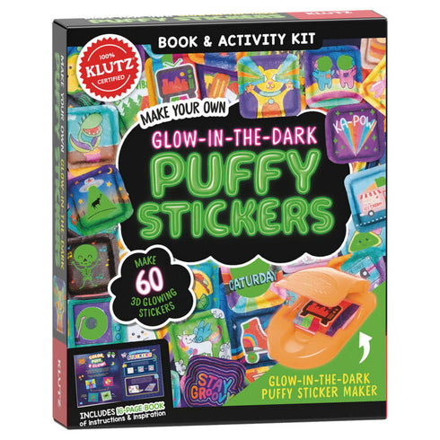 MAKE YOUR OWN GLOW-IN-TH-DARK PUFFY STICKERS - KLUTZ